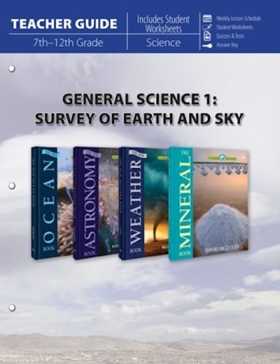 Master Books-General Science 1: Survey Of Earth & Sky Teacher Guide by Books Master | SHOPtheWORD
