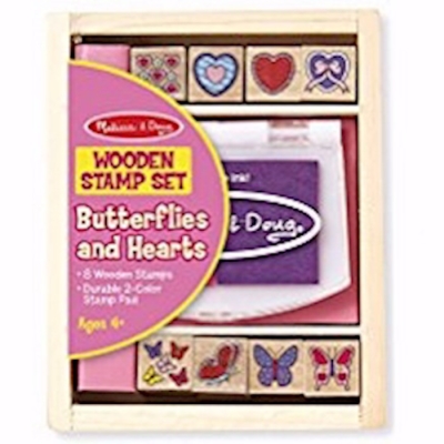 Stamp Set-Butterflies & Hearts (9 Pieces) (Ages 4+) | SHOPtheWORD