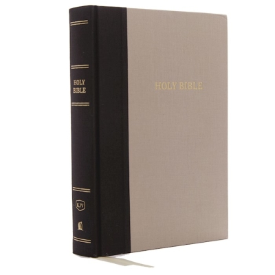 KJV Super Giant Print Reference Bible (Comfort Print)-Olive/Beige Cloth Over Board | SHOPtheWORD