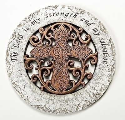 Garden Stone-Cross (12"D) | SHOPtheWORD