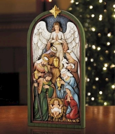 Plaque-Nativity (14" H) | SHOPtheWORD