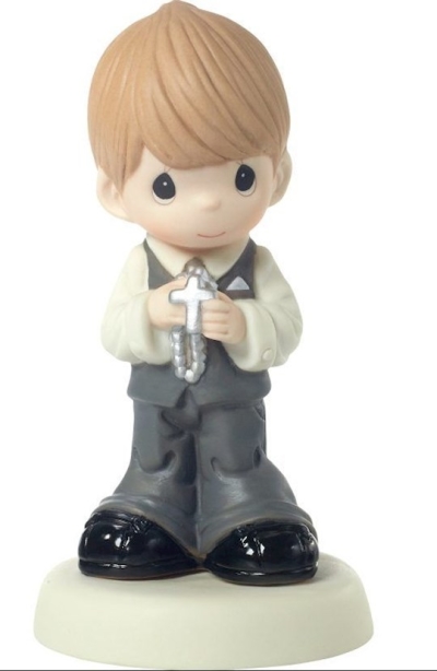 Figurine-Communion/Boy-May His Light Shine (5.25") | SHOPtheWORD