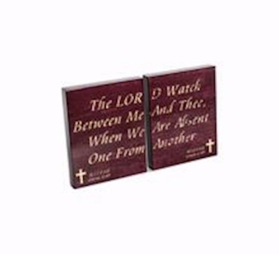 Wall Plaque-Mizpah (2 Pcs) | SHOPtheWORD