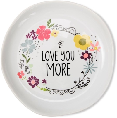 Keepsake Dish-Love You More (4.5") | SHOPtheWORD
