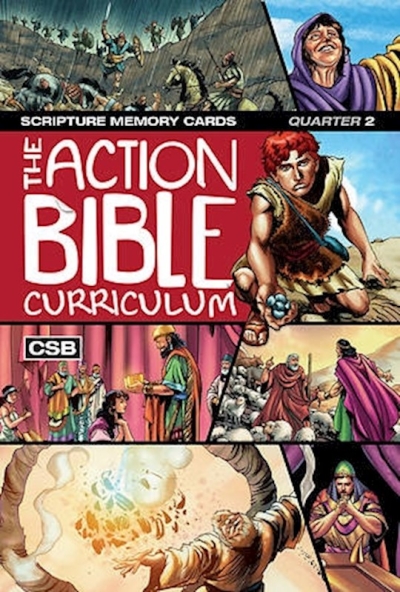 CSB The Action Bible Scripture Memory Cards Q2 (#144444) by C Cook C Cook | SHOPtheWORD