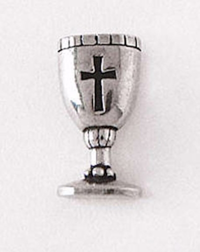 Lapel Pin-Communion Cup-Pewter | SHOPtheWORD