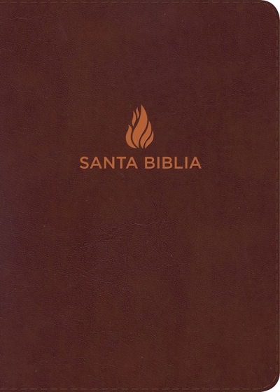 Span-RVR 1960 Large Print Compact Bible (Biblia Compacta Letra Grande)-Brown Bonded Leather | SHOPtheWORD