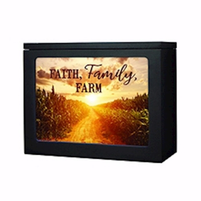 Light Box-Small-Farm (6 x 7.5 x 3)-Black | SHOPtheWORD