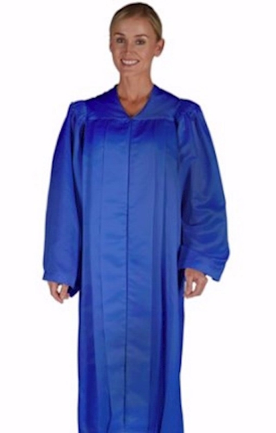 Choir Robe-Traditional-Blue-Small | SHOPtheWORD