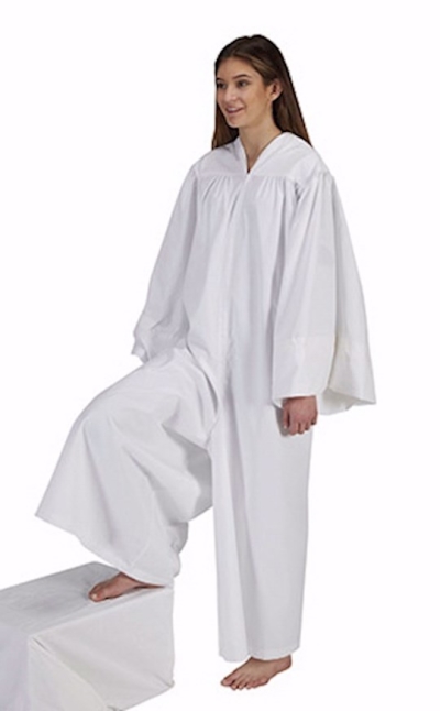 Baptismal Gown-Culotte-Childrens-Size 12 | SHOPtheWORD