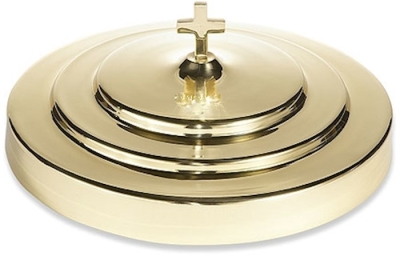 Communion Tray Cover-Solid Brass 11" | SHOPtheWORD