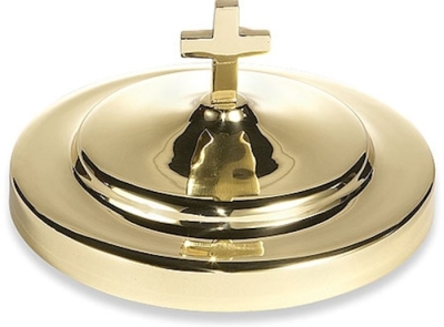 Bread Plate Cover-Stacking-Solid Brass | SHOPtheWORD