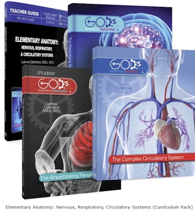 Master Books-Elementary Anatomy: Nervous & Respiratory Systems Curriculum Pack (4th - 6th Grade) by Books Master | SHOPtheWORD