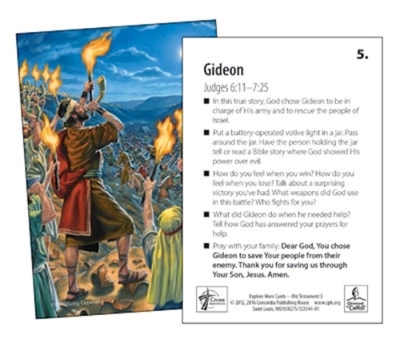 Cross Explorations Sunday School: Explore More Cards (Grades 1-6) (Set Of 13) (OT3) (#480324) by Concordia | SHOPtheWORD