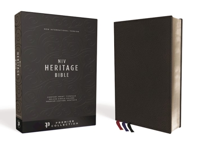 NIV Heritage Bible/Sterling Edition (Comfort Print)-Black Premium Leather | SHOPtheWORD