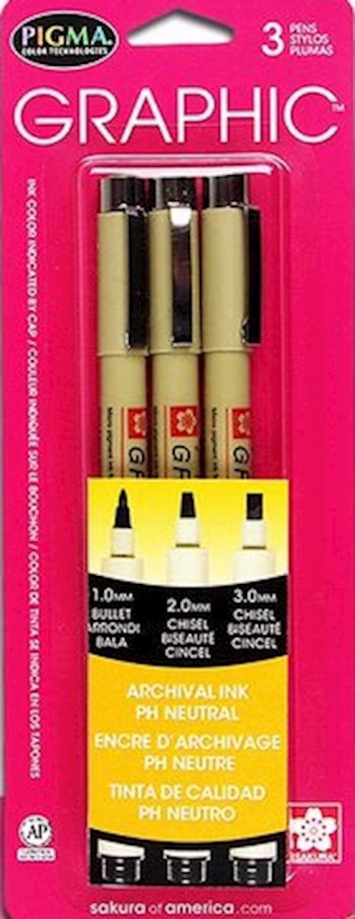 Pen-Pigma Micron Graphic (Set Of 3) | SHOPtheWORD