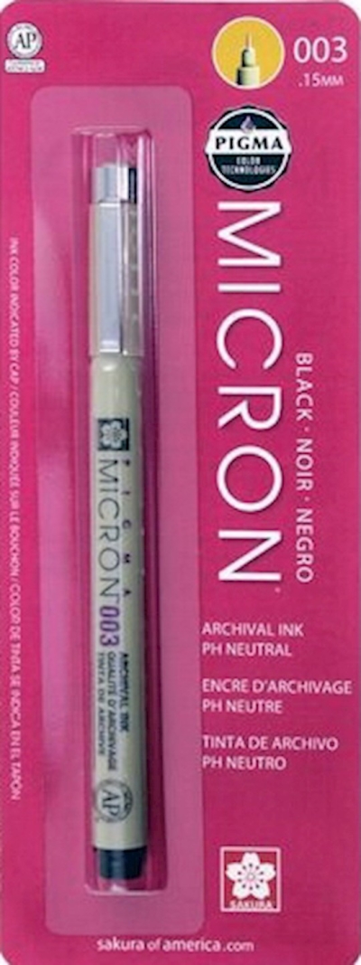 Pen-Pigma Micron (003) Ultra Extra Fine Point Bible Note Pen-Black | SHOPtheWORD