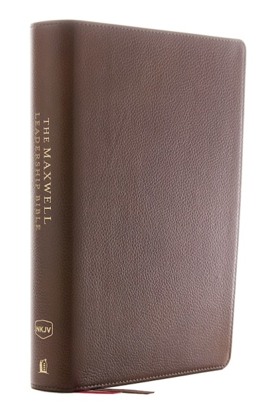 NKJV Maxwell Leadership Bible (Third Edition) (Comfort Print)-Brown Genuine Leather | SHOPtheWORD