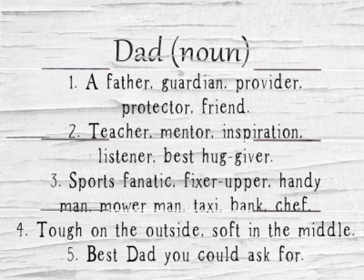 Rustic Pallet Art-Dad (Noun) (9 x 12) | SHOPtheWORD