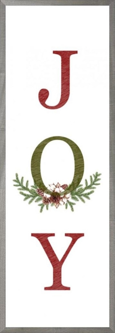 Framed Art-Joy (6 X 18) (Farmhouse Art) | SHOPtheWORD