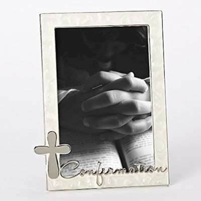 Frame-Confirmation-Vertical w/Cross (7" H) | SHOPtheWORD