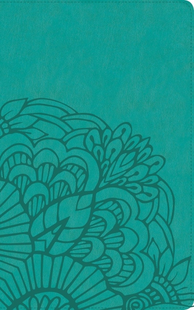 Span-RVR 1960 Ultrathin Bible (Biblia Ultrafina)-Teal LeatherTouch Indexed | SHOPtheWORD