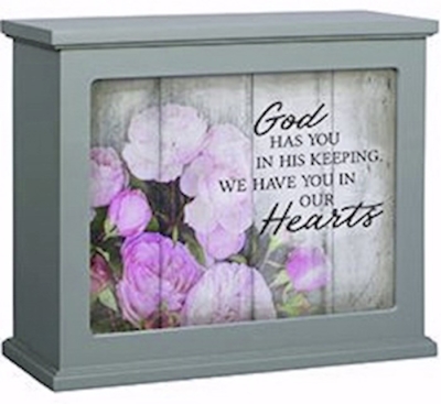 Light Box-Large-In Our Hearts (9 x 10.75 x 4.5)-Gray | SHOPtheWORD