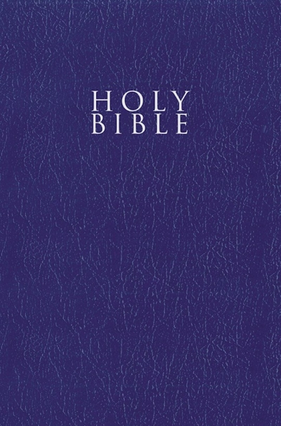 NIV Gift & Award Bible (Comfort Print)-Blue Leather-Look | SHOPtheWORD