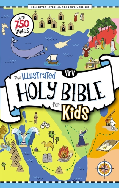 NIrV The Illustrated Holy Bible For Kids (Comfort Print)-Hardcover | SHOPtheWORD