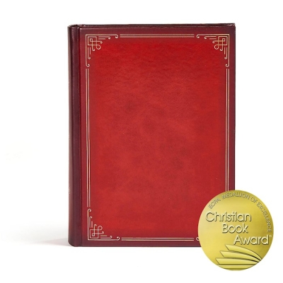CSB Ancient Faith Study Bible-Crimson LeatherTouch | SHOPtheWORD