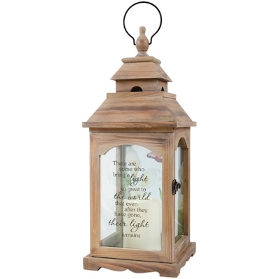 Lantern-Light The Way w/LED Candle & Timer-Light Remains (18.5" x 7.25" x 7") | SHOPtheWORD