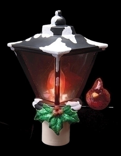 Night Light-Lantern Flicker w/Cardinal (6") | SHOPtheWORD