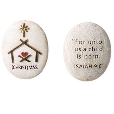 Pocket Stone-(Christ)Mas (1.75") | SHOPtheWORD