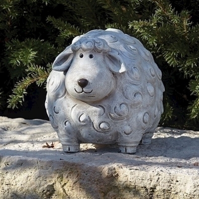 Garden Figurine-Pudgy Pal Sheep (6.75") | SHOPtheWORD