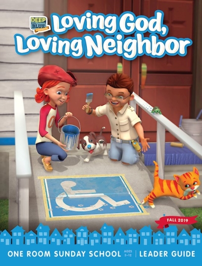 Deep Blue Connects: One Room Sunday School Leader Guide Fall 2019 (Ages 3-12) by Press Abingdon | SHOPtheWORD