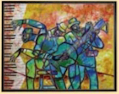 Framed Canvas-Funky Interlude (19" X 15") | SHOPtheWORD