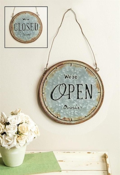 Sign-Open/Closed (8.25 Round) | SHOPtheWORD