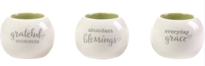 Inspirational Votive Holder Set -2.5" (Set Of 3) | SHOPtheWORD