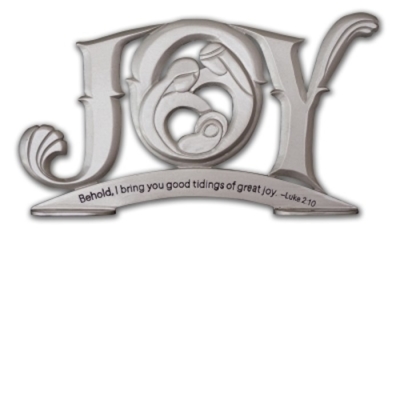 Joy Holy Family Standing Plaque (4.5" x 7") | SHOPtheWORD