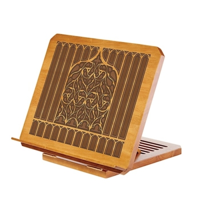 Bible/Missal Stand-Tree Of Life-Oak Stain (16 x 13) | SHOPtheWORD