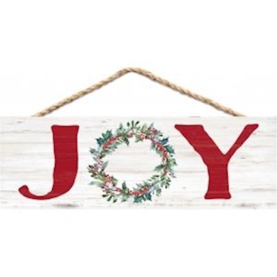 Hanging Sign-Joy (10 x 3.5) | SHOPtheWORD