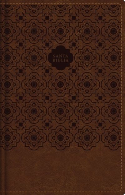 Span-RVR 1960 Large Print Compact Bible (Santa Biblia Letra Grande/Tamano Compacto)-Brown Leathersoft | SHOPtheWORD