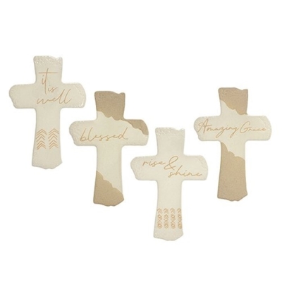 Pack Smart-Stoneware Cross Selection (Set Of 8) | SHOPtheWORD