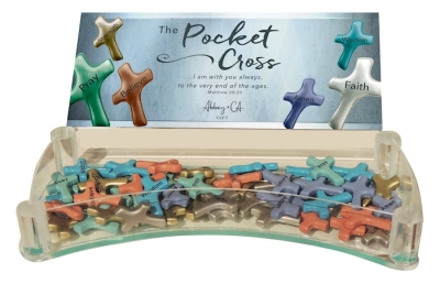 Display-Pocket Crosses-Solid Metal (54 Pieces) | SHOPtheWORD