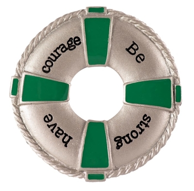 Pocket Token-Life Preserver-Be Strong, Have Courage | SHOPtheWORD