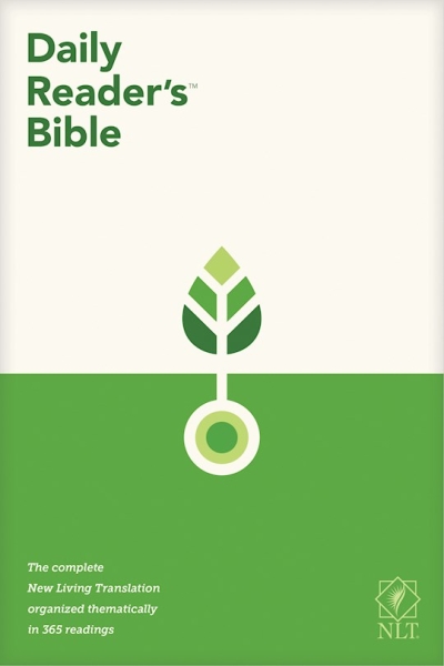 NLT Daily Reader's Bible-Hardcover | SHOPtheWORD