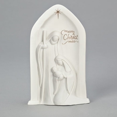 Figurine-Holy Family In Arch (7.5") | SHOPtheWORD