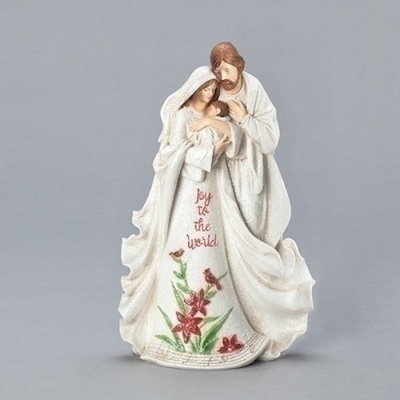Figurine-Holy Family-Joy To The World (10") | SHOPtheWORD