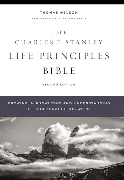 NASB Charles F. Stanley Life Principles Bible (2nd Edition) (Comfort Print)-Hardcover | SHOPtheWORD