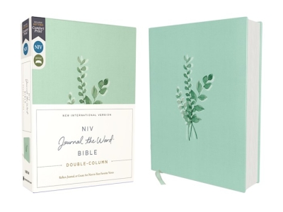 NIV Journal The Word Bible, Double-Column (Comfort Print)-Teal Cloth Over Board | SHOPtheWORD